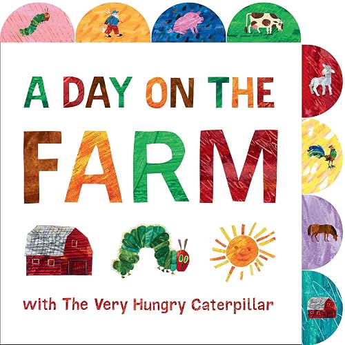 Capa do livro A Day on the Farm with The Very Hungry Caterpillar