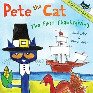 Capa do livro Pete the Cat: The First Thanksgiving